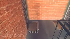 Waiting for her Daddy like the good Kitten she is... [F]