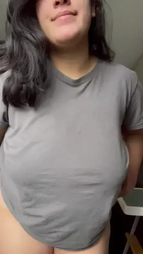 That earthquake was just my boobs bouncing