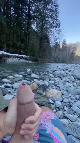 nature made me horny so naturally I had to cum right there