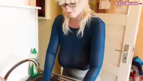 Casey Deluxe - Big Beautiful Boobs In Transparent Lingerie