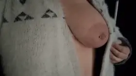 Hanging out in my backyard at night [f]