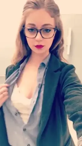 There is something about chicks with glasses