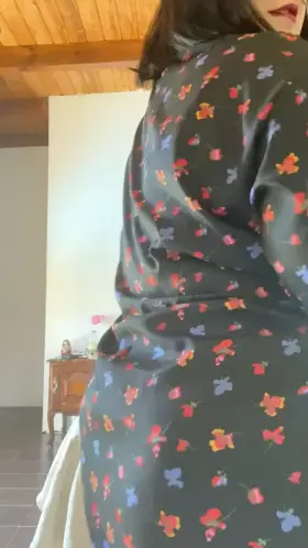 Imagine that you enter your room and I am like this😈