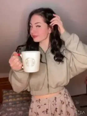 That Coffee Really Hits Ya, Huh? ☺️ ( her Free album In Comments )