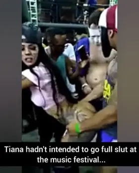 Festival sluts do run a risk of banging someone they know