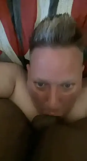 Sucking my husbands cock 69
