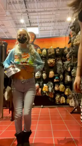 The Halloween store really brings out the inner freak 🖤