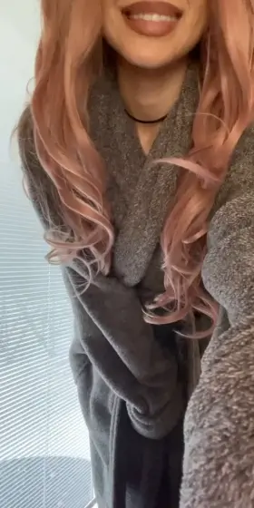 I’ll stay in my robe all day so you have easy access 😊💕