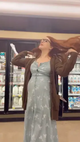 Out picking up my pregnancy craving (men).