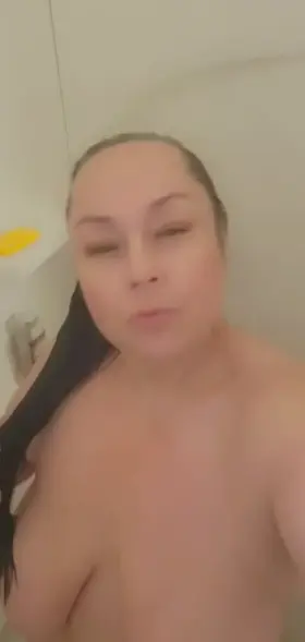 Shower time with this sexy MILF