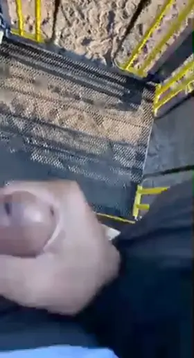 Super risky, there was a couple playing tennis who could have seen me me. If u like this send me more ideas and dares