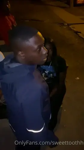 Cheating and trying to escape ended up with Quickie backshots outdoor 😂