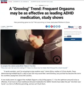 [M/S] Orgasms are the new Trend for ADHD 📝