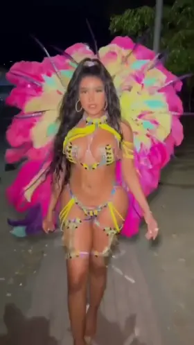 Rocking a sexy costume