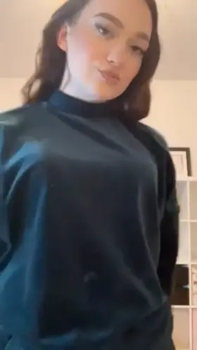 Would you rather touch them boobies through or under my cozy pyjama :P