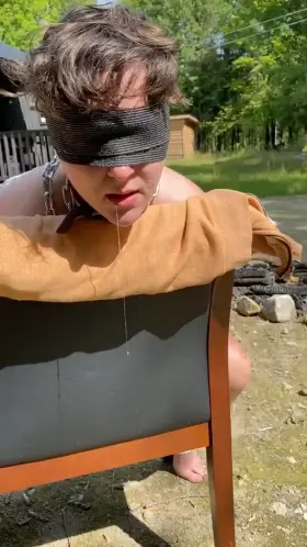 Putting Dad's chair to good use