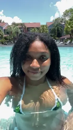 he’d be proud I’m showing off my wet perky tits