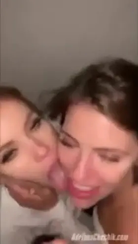 Adriana Chechik and Megan Rain Cumswapping