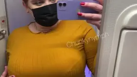 In an airplane. Did their size surprise you at all?