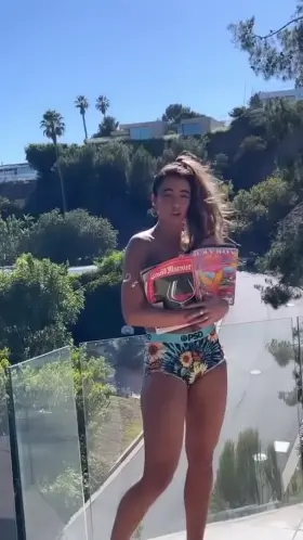 BTS from her collection shoot