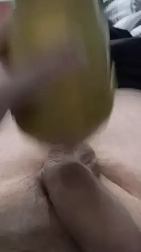 Ruined orgasm on my leaking cock