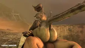Deathclaw Riding (Kasdaq Animation)