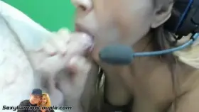 Dirty Little Asian Whore gives fast handjob while just waiting for the cumm facial