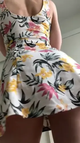 Take a peek under my summer dress