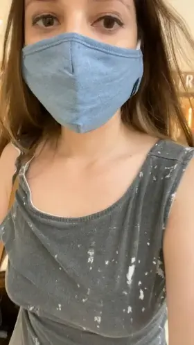 Just giving you a quick peek up my skirt while I'm out shopping ;)