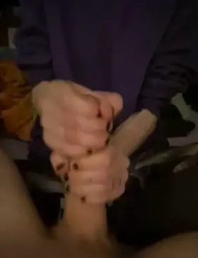 Thick cock manually milked!