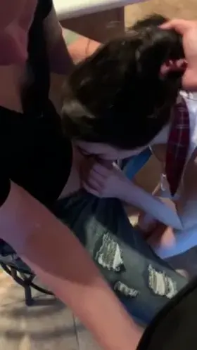 [FFM] I love filming another woman throating his cock!