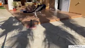 Little Caprice's Sunbathing Surprise