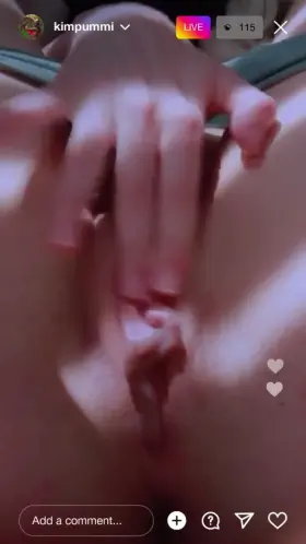 Insta caught, She's looking for something tasty