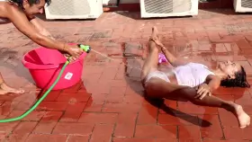 WaterFight. Watch how it follows in our Onlyfans with another 168 videos!