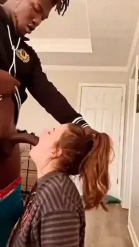 She loves the feeling of BBC in her mouth