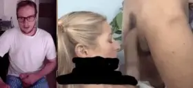 When you try to watch BBC porn, but cum like a sissy slut as soon as you see that amazing cock!