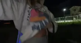 Showing off my tanlines at the dog park