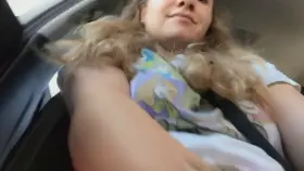 girl in the car