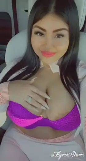 My skin gets very dry in winter. Would you please help me keep my breasts skin moisturized?👅💦