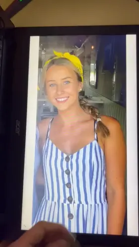 Blasted a huge load all over her (DM for a request)