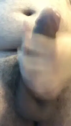 Just stroking my big Latin cock and he’s twitching uncontrollably