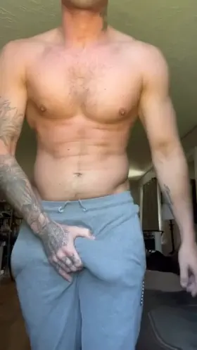 Cock Muscles Tattoo Porn GIF by longstroke1219