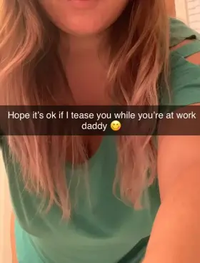 [OC] What would you do if I sent this snap to you at work? 😈