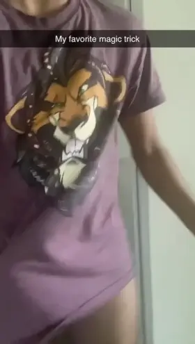 My thick dick magic trick