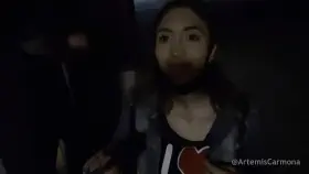 Mall Cumwalk with Huge Facial! - Artemis Carmona