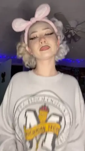 Just a titty drop before getting dressed