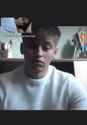 Watch me jerking off with this guy and make him cum.