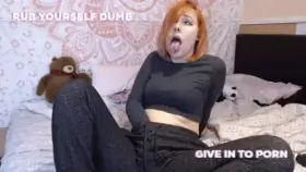 Make habit of gooning with your tongue out. It makes everything better