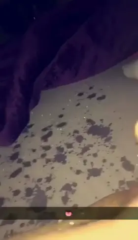 She got the car seat soaked