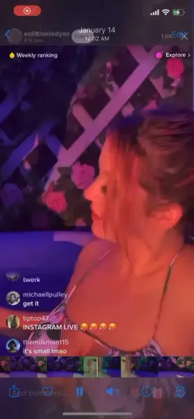 Hot tub secret blowjob